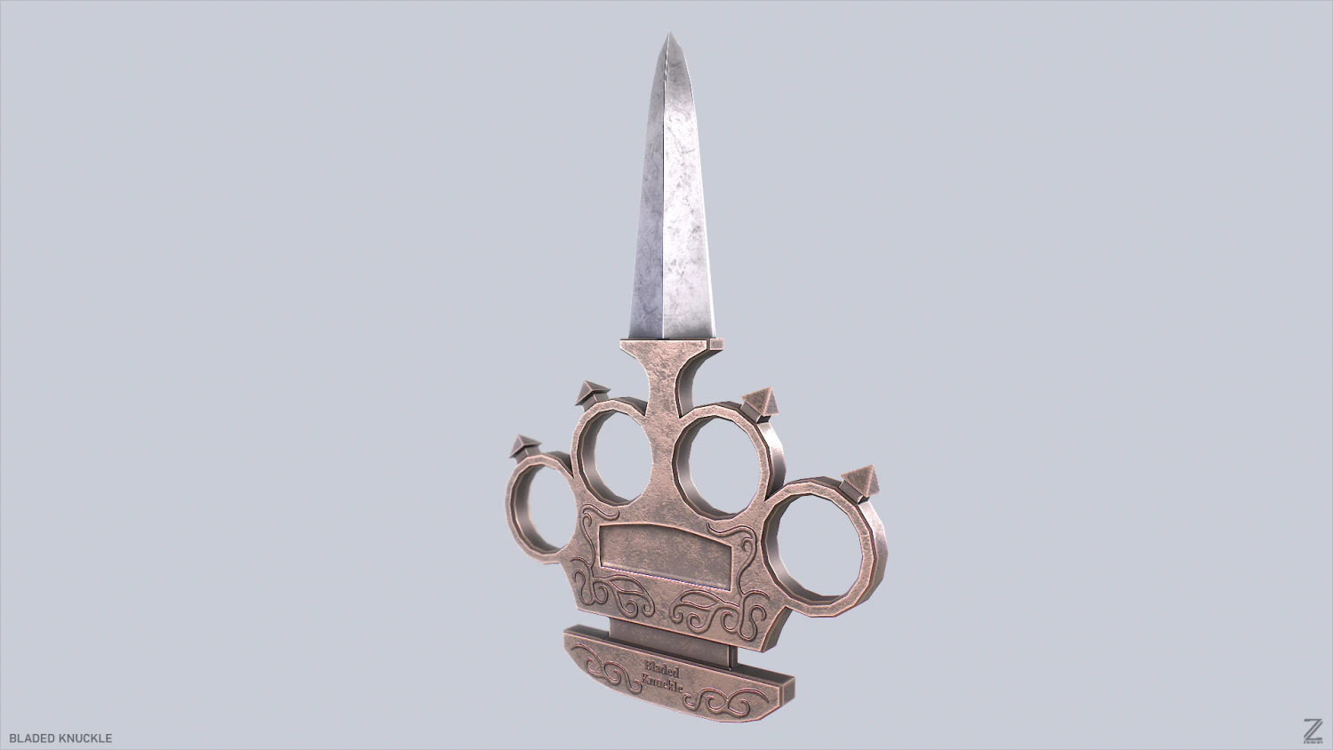 Bladed knuckle 3D Model .c4d .max .obj .3ds .fbx .stl .blend 