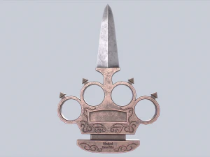 Bladed knuckle 3D Model