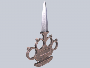 Bladed knuckle 3D Модель