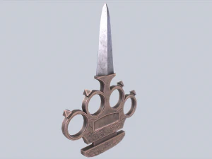 Bladed knuckle 3D Model