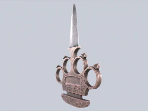 Bladed knuckle 3D Model
