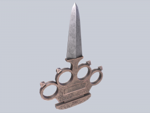Bladed knuckle 3D Модель