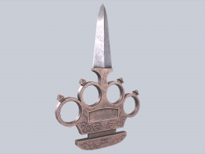 Bladed knuckle 3D Модель