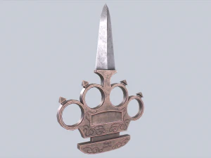 Bladed knuckle 3D Model