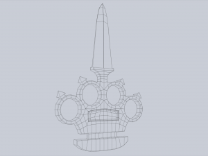 Bladed knuckle 3D Модель