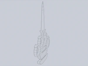 Bladed knuckle 3D Model