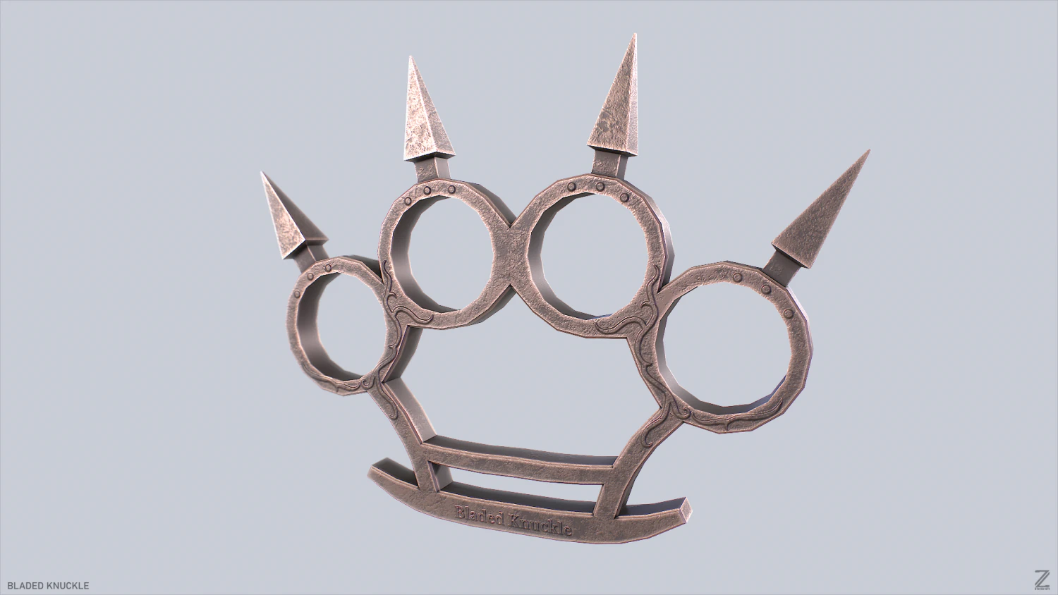 Bladed knuckle 3D Model .c4d .max .obj .3ds .fbx .stl .blend 
