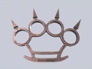Bladed knuckle 3D Model