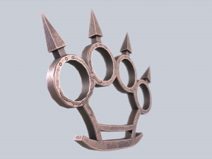 Bladed knuckle Model 3D