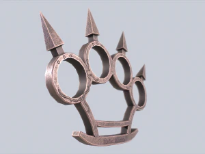 Bladed knuckle 3D Model