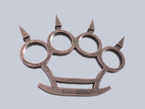 Bladed knuckle Model 3D