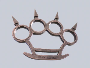 Bladed knuckle 3D Model
