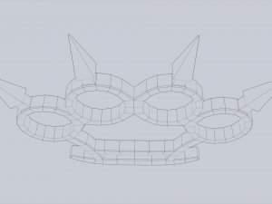 Bladed knuckle Model 3D