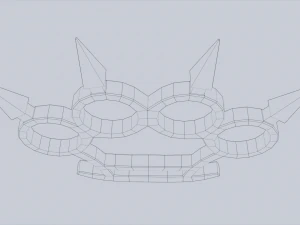 Bladed knuckle 3D Model