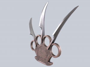 Bladed knuckle 3D 모델