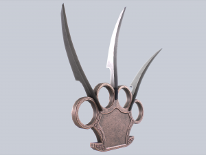 Bladed knuckle Model 3D