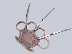 Bladed knuckle Model 3D