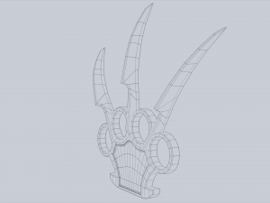 Bladed knuckle Model 3D