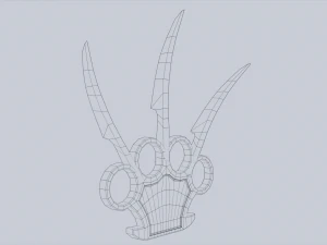 Ostra kostka Model 3D