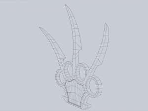 Bladed knuckle Model 3D