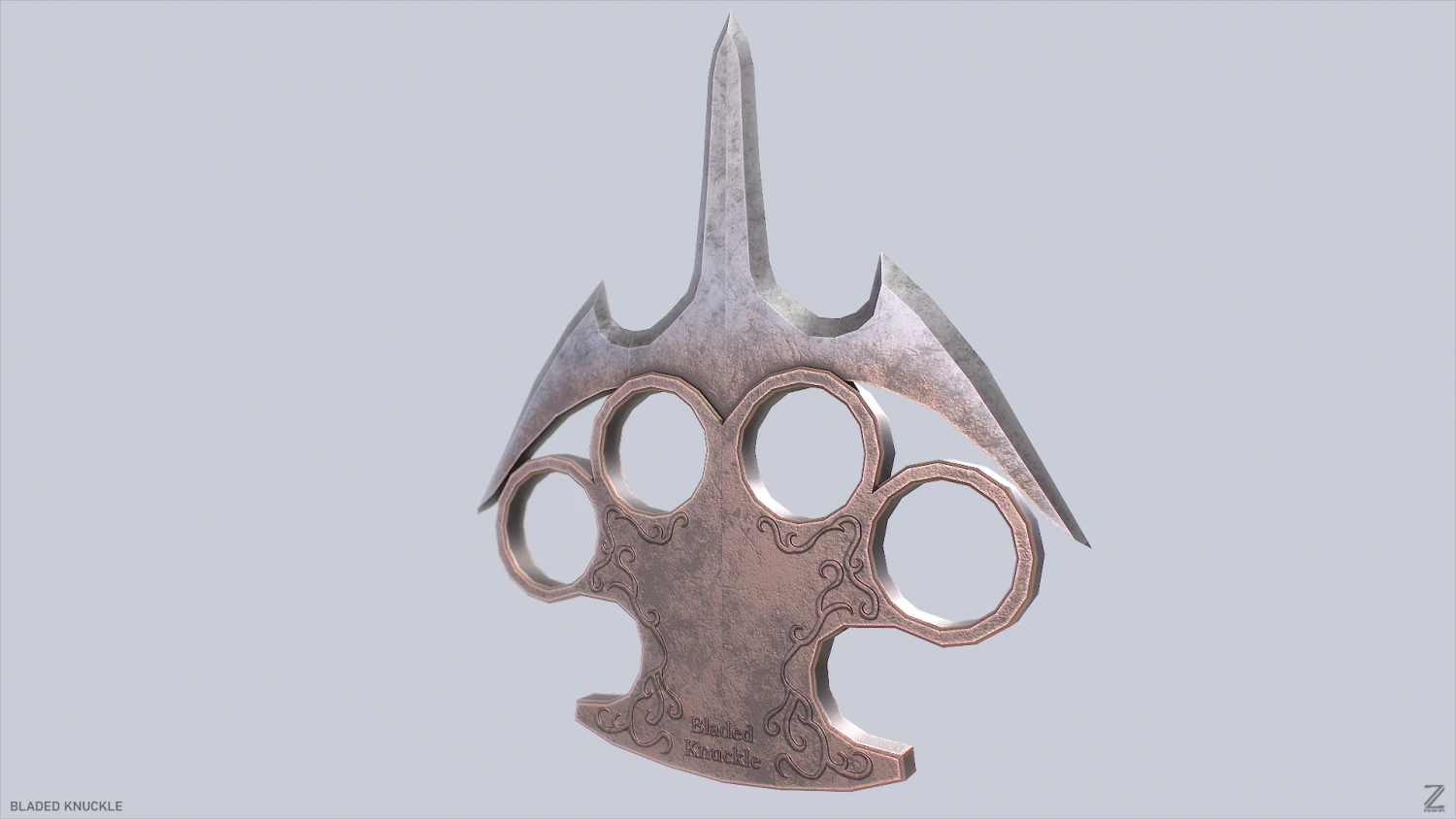 Bladed knuckle 3D Model .c4d .max .obj .3ds .fbx .stl .blend 