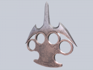 Bladed knuckle 3D Model