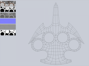 Bladed knuckle 3D Model