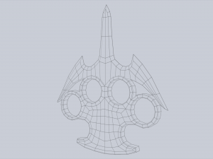 Bladed knuckle 3D Model
