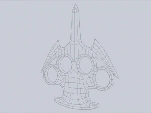 Bladed knuckle 3D Model