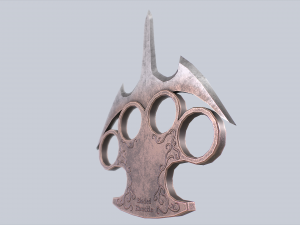 Bladed knuckle 3D Model