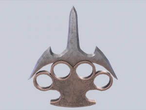 Bladed knuckle 3D Model