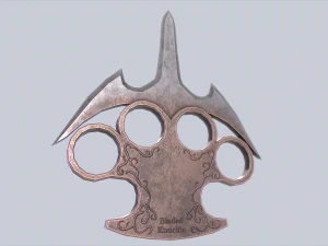 Bladed knuckle 3D Model