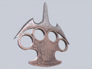 Bladed knuckle 3D Model