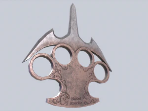 Bladed knuckle 3D Model