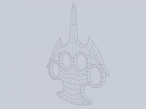 Bladed knuckle 3D Model