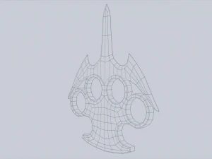 Bladed knuckle 3D Model