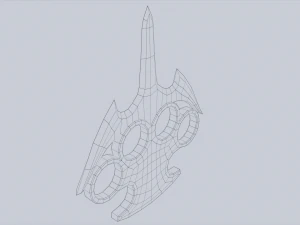 Bladed knuckle 3D Model