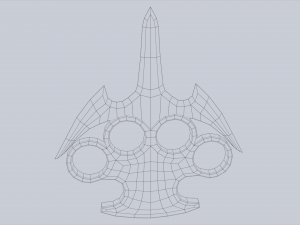 Bladed knuckle 3D Model