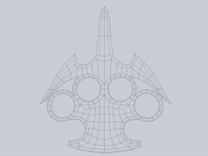Bladed knuckle 3D Model