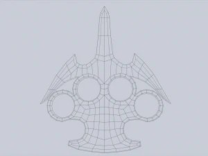 Bladed knuckle 3D Model