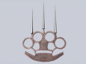 Bladed knuckle 3D Model