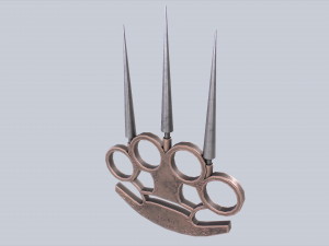 Bladed knuckle Model 3D