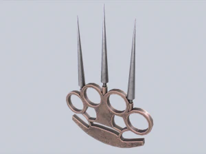 Bladed knuckle 3D Model