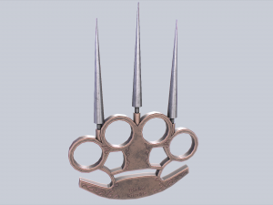 Bladed knuckle Model 3D