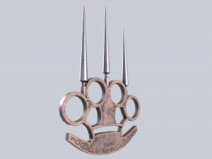 Bladed knuckle Model 3D
