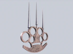 Bladed knuckle 3D Model