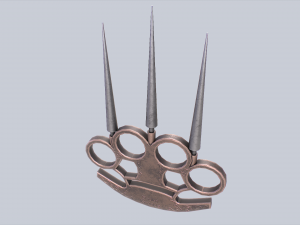 Bladed knuckle Model 3D