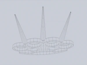 Bladed knuckle 3D Model
