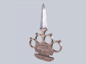 Bladed knuckle collection 3D 模型