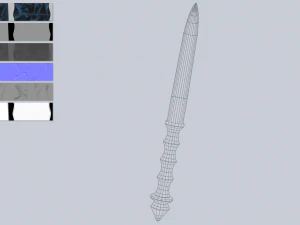 Crystal blade 3D Model